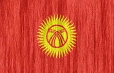 Flag Kyrgyzstan flag Kyrgyzstan